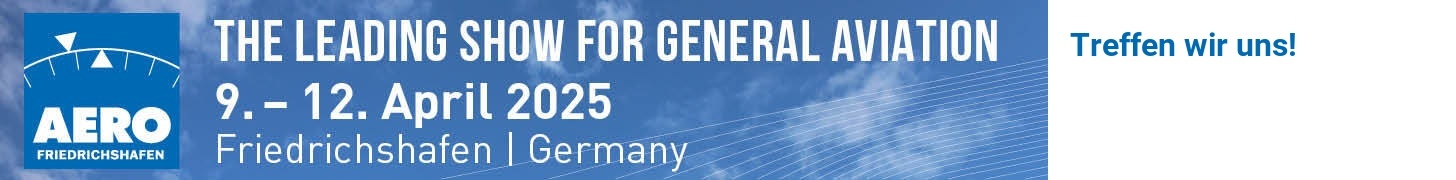 AERO Friedrichshafen: 9.–12. April 2025 — Treffen wir uns!