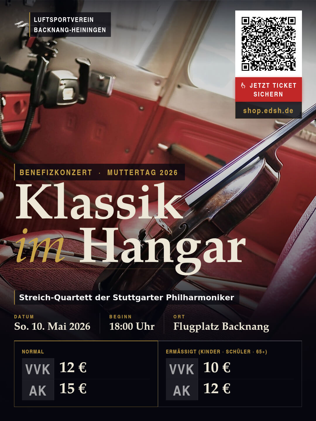 Klassik im Hangar Flyer