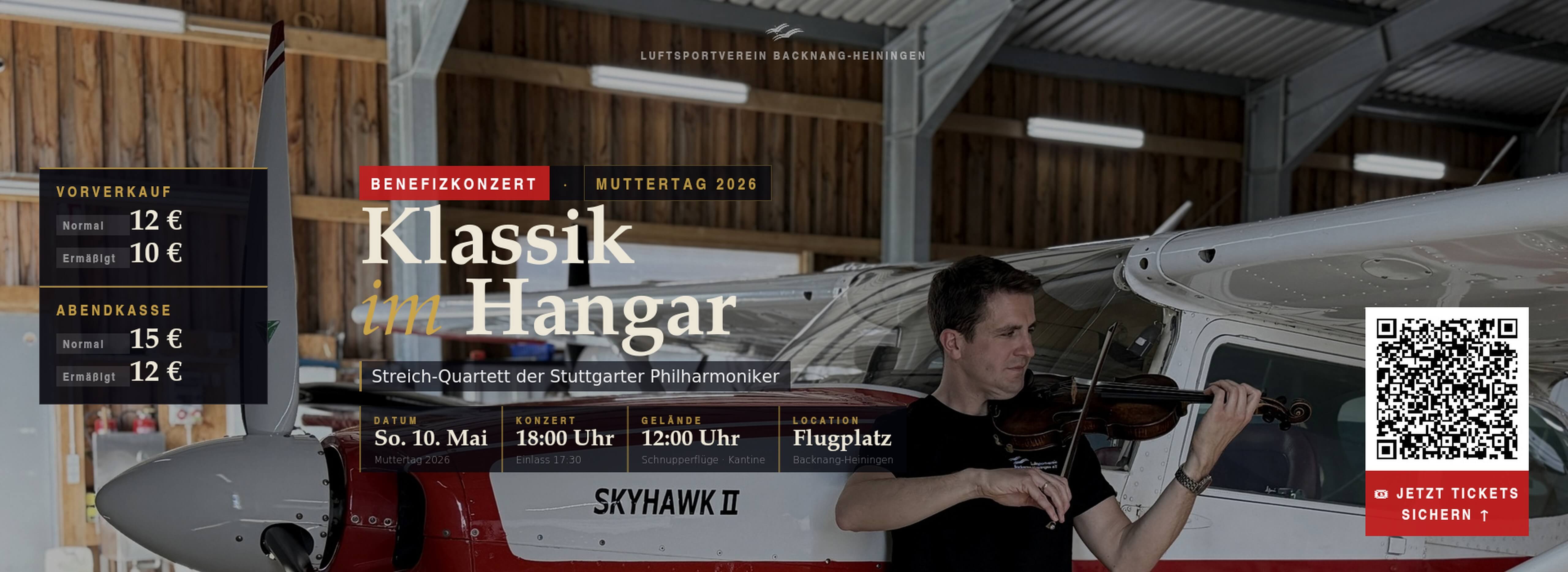 Hinweisbanner für unser Klassik-Konzert