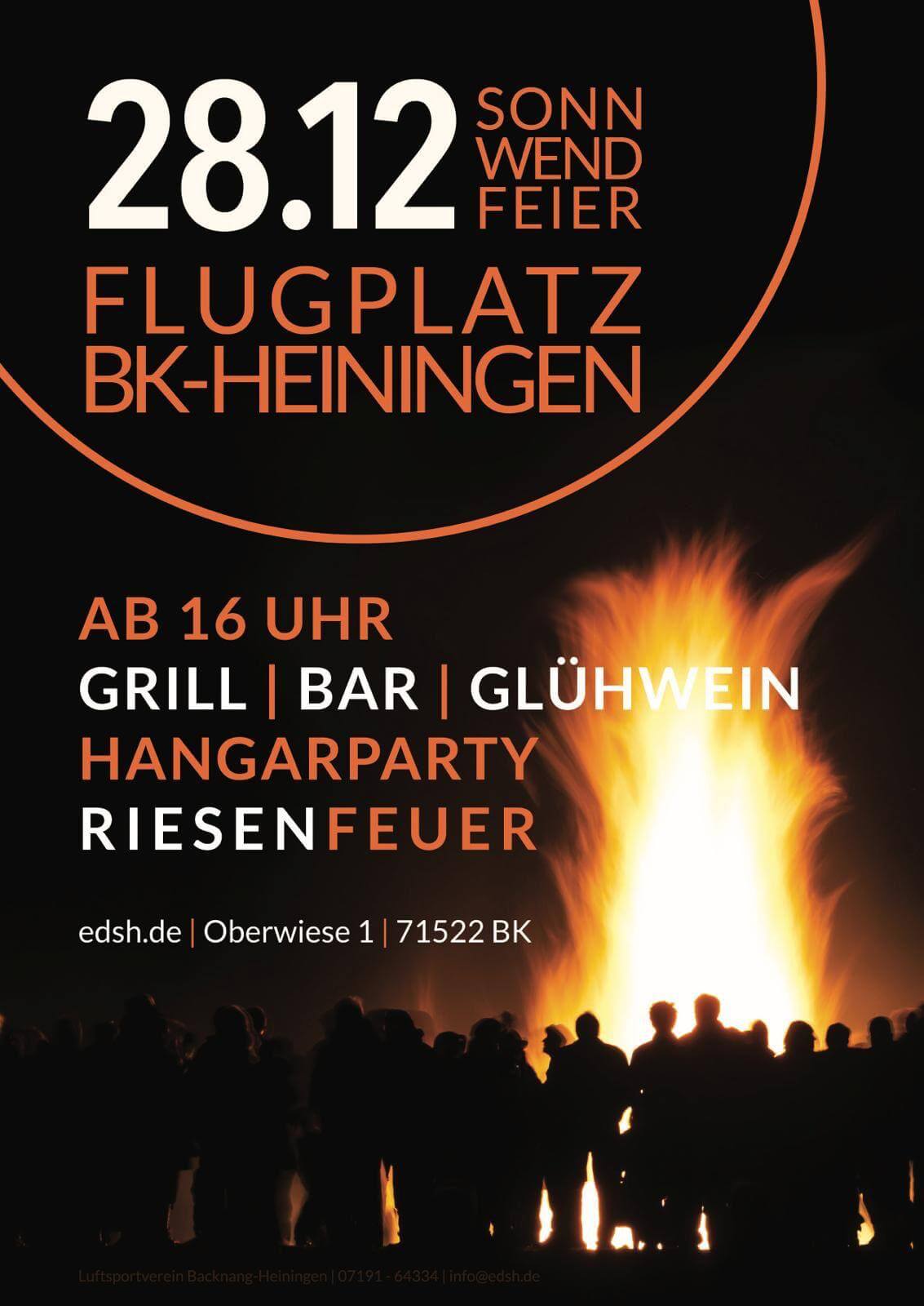 Sonnwendfeier am 28.12.